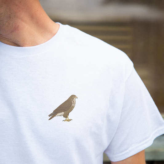 Birdex lifestyle mockup - Buzzard Unisex Tee