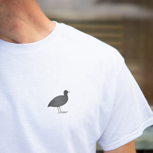Birdex lifestyle mockup - Coot Unisex Tee