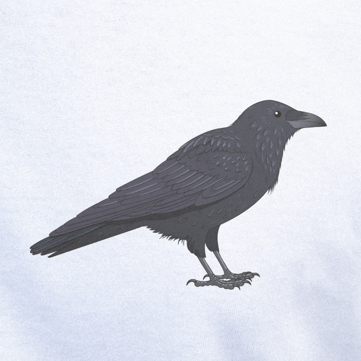 Birdex close-up mockup - Raven Unisex T-shirt