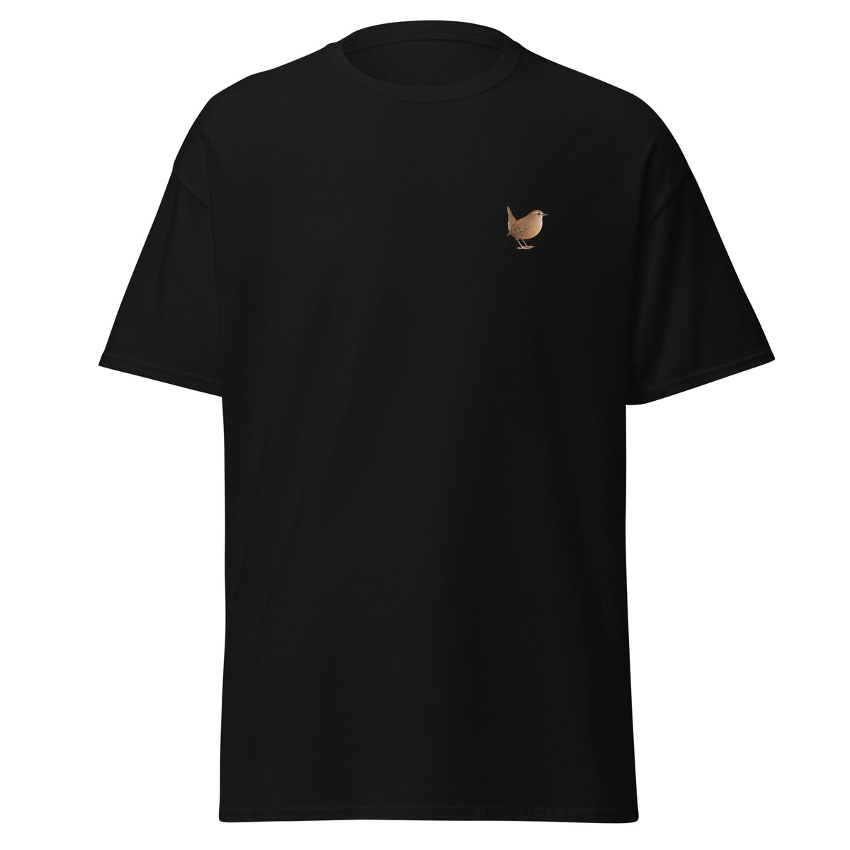 Wren unisex bird T-shirt in Black