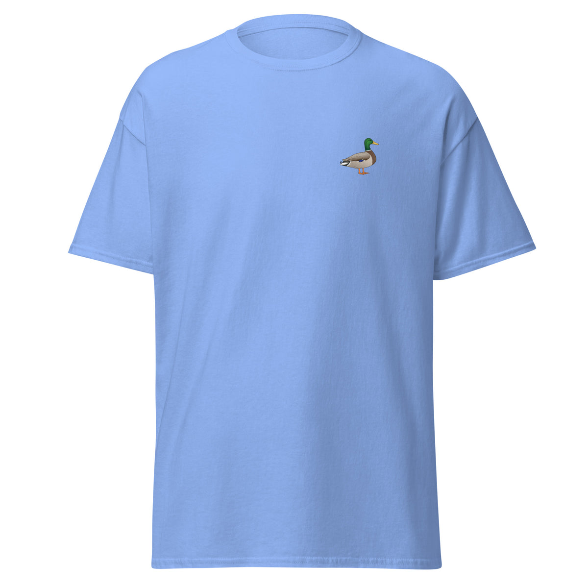 Mallard unisex bird T-shirt in Carolina Blue