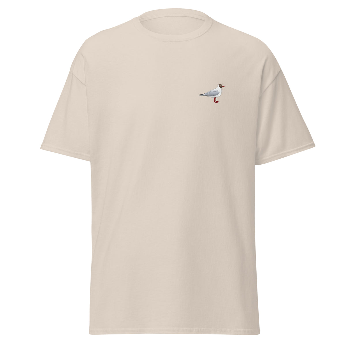 Black-headed Gull unisex bird T-shirt in Natural