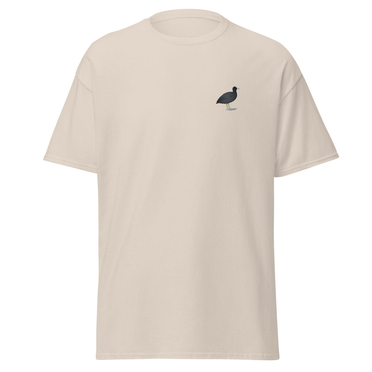 Coot unisex bird T-shirt in Natural