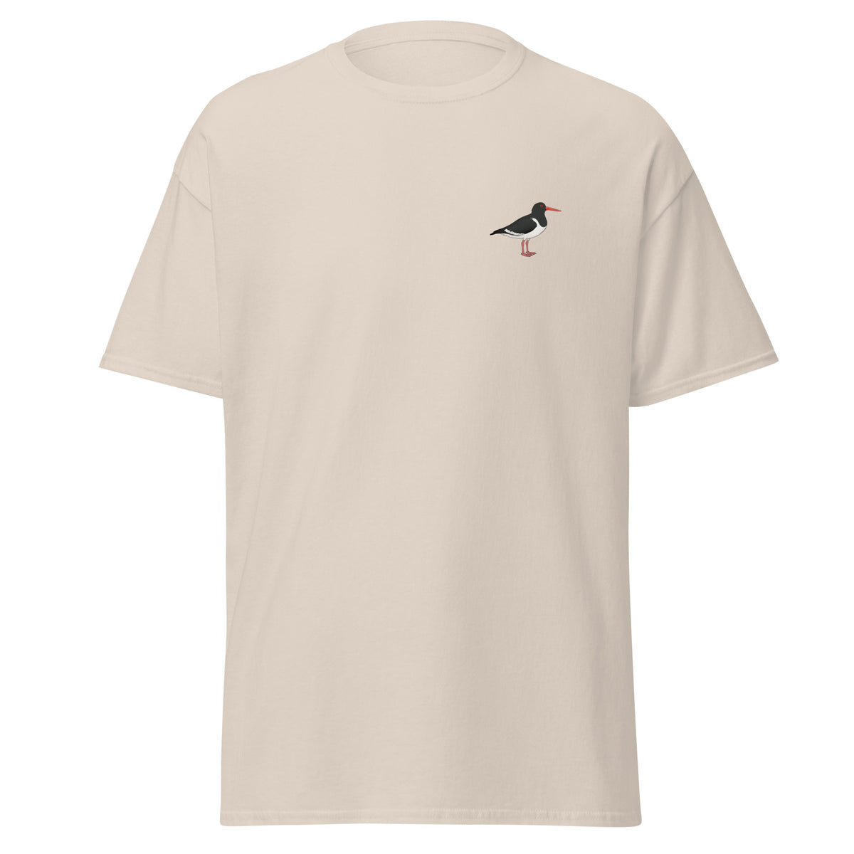 Oystercatcher unisex bird T-shirt in Natural