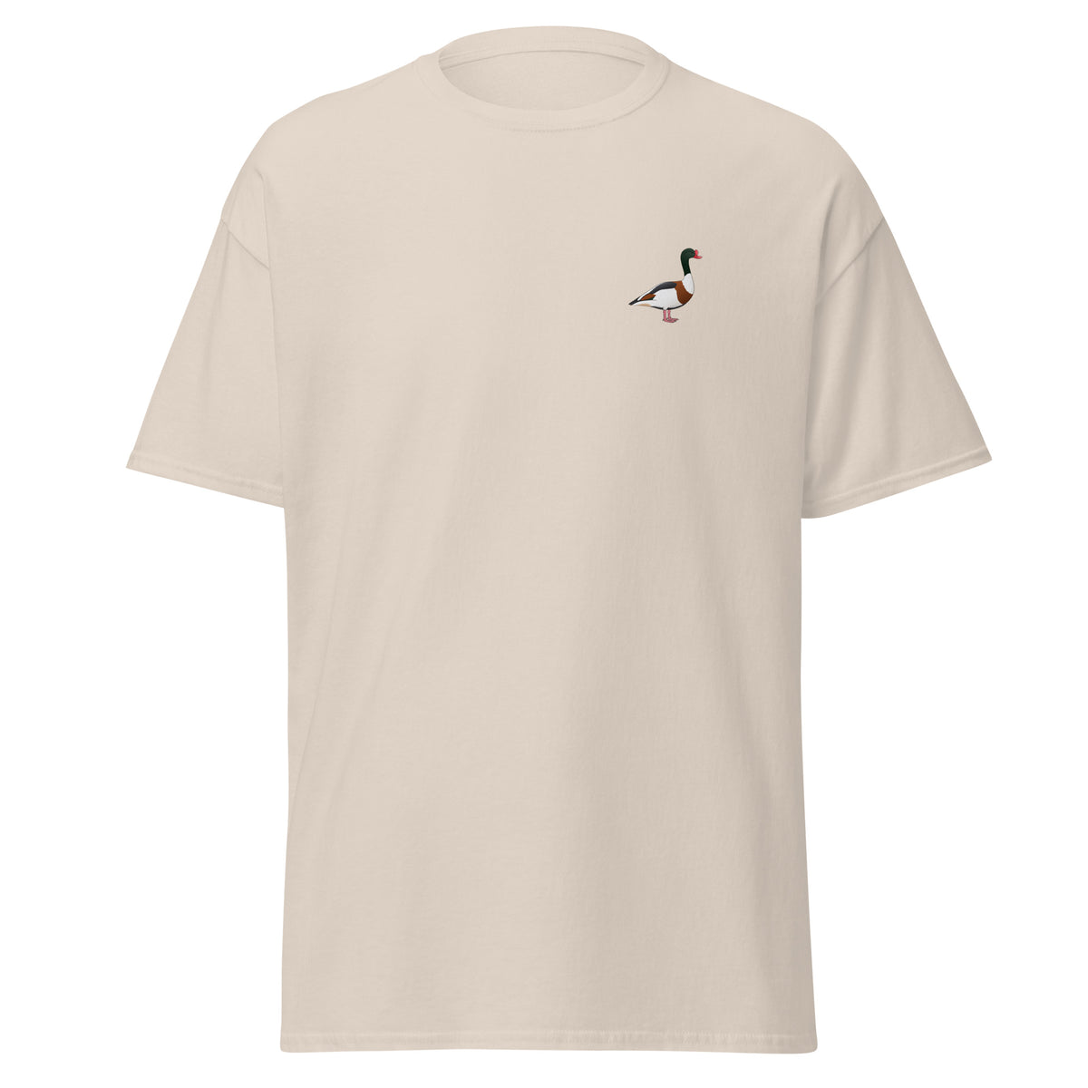 Shelduck unisex bird T-shirt in Natural