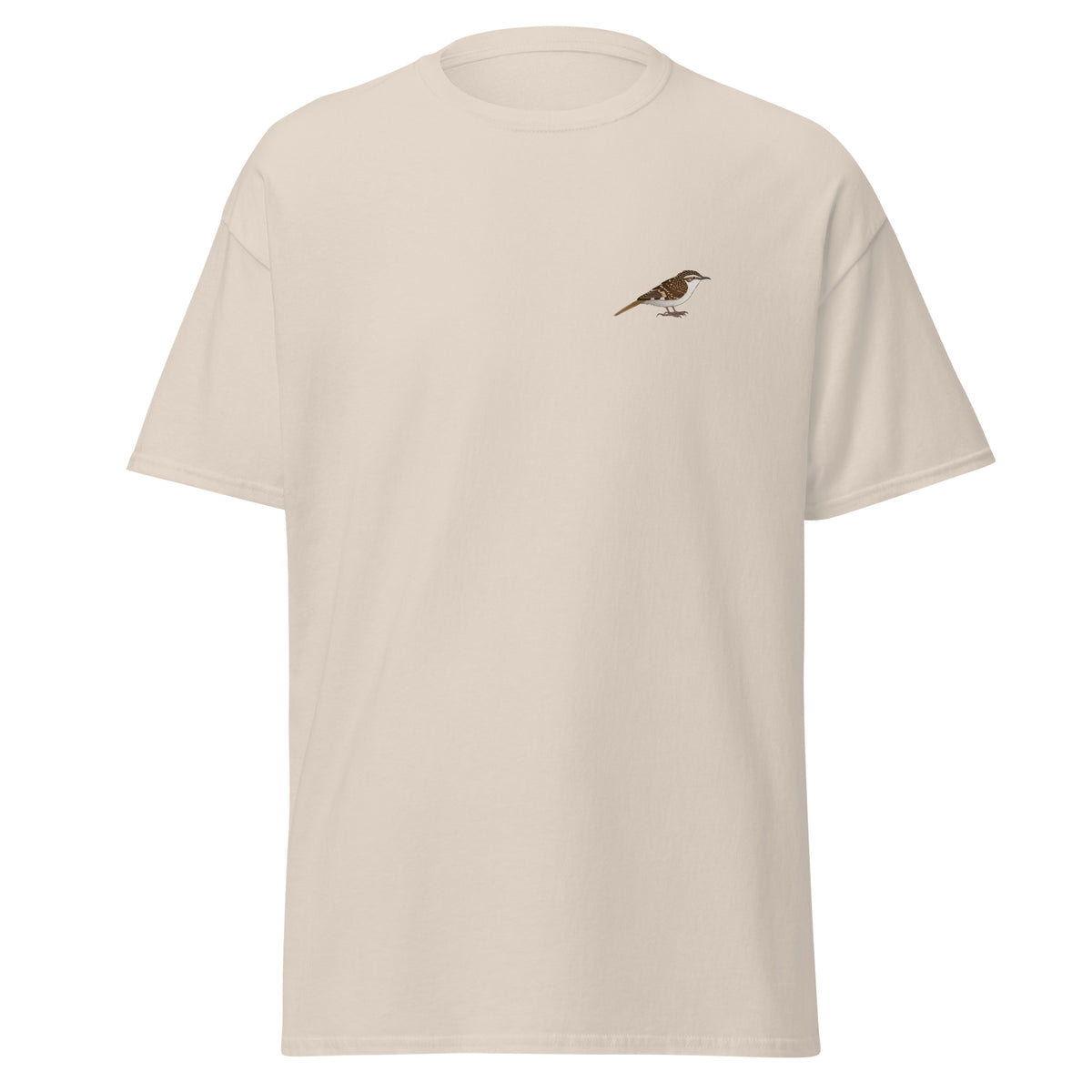 Treecreeper unisex bird T-shirt in Natural